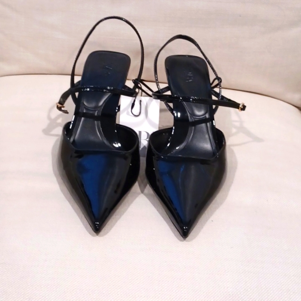 Black Zara shoes size 8 NWT